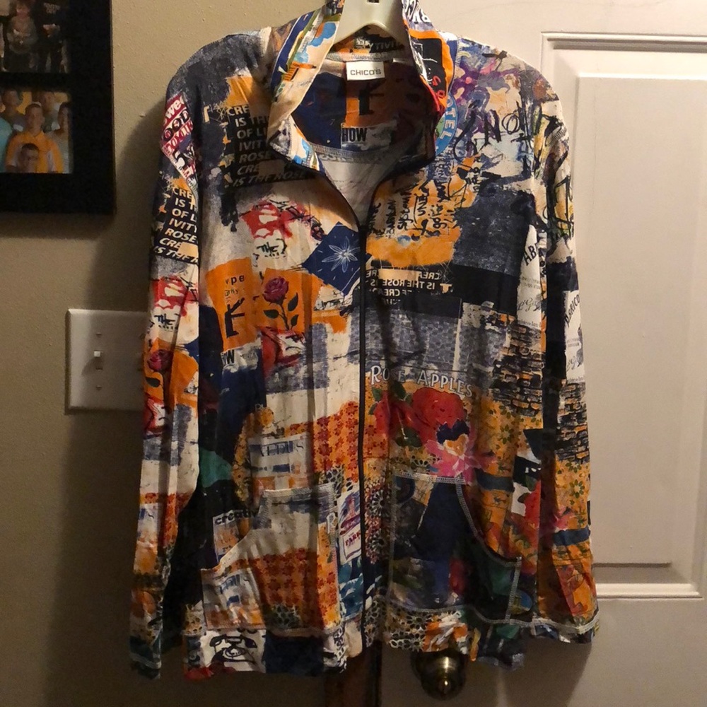 Chico’s zip up jacket